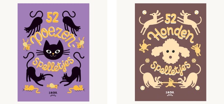 Spelletjes hond en kat Verhuisdieren