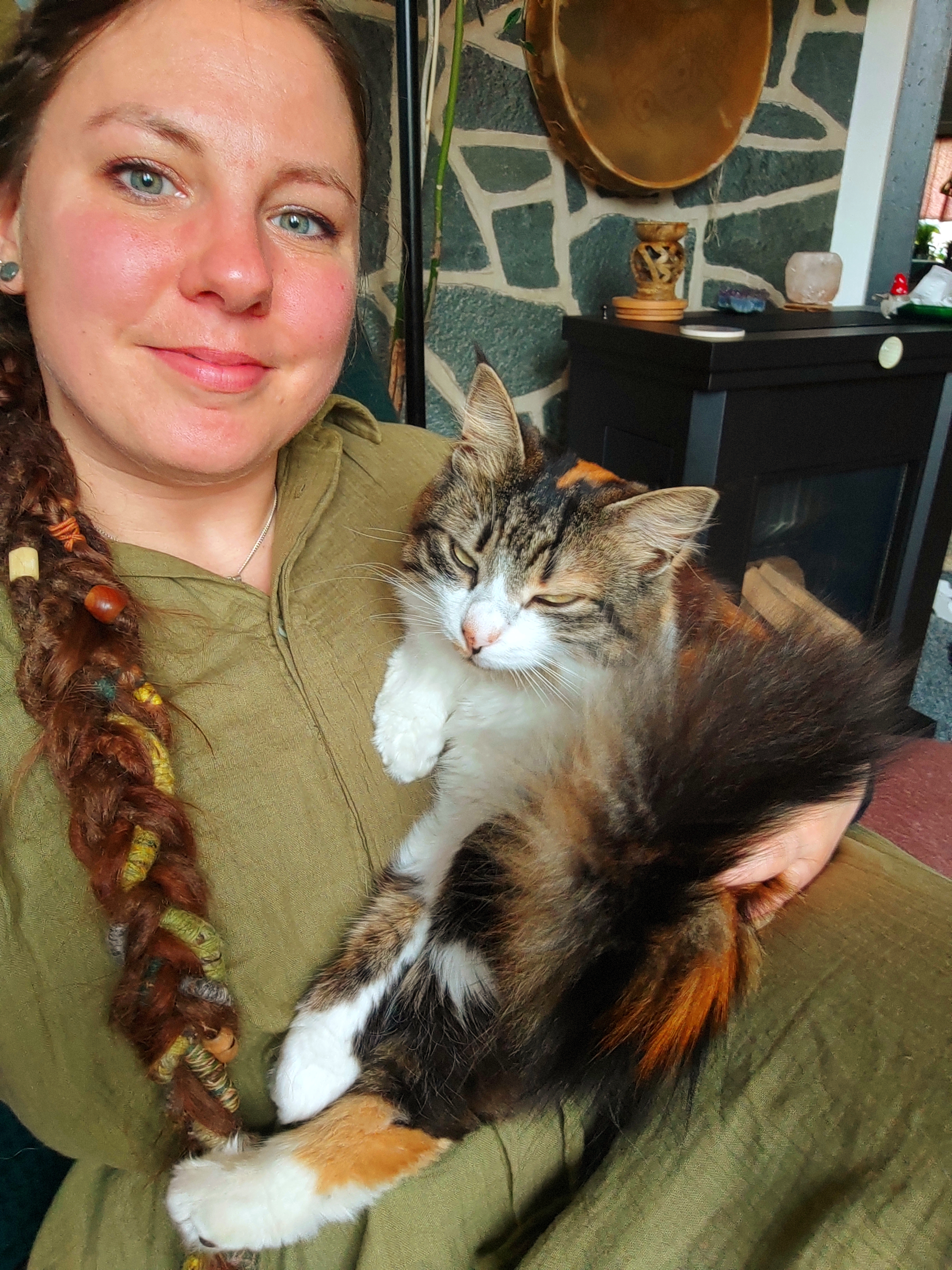 Rossanne en haar kat